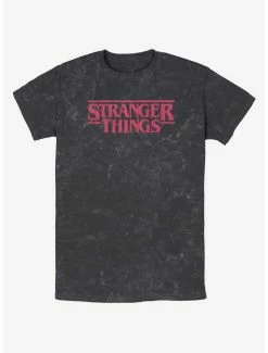 Best reviews of 👍 Stranger Things Logo Mineral Wash T-Shirt 👍