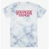 Cheapest 💯 Stranger Things Logo Mineral Wash T-Shirt ⭐