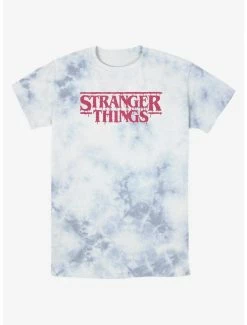 Cheapest 💯 Stranger Things Logo Mineral Wash T-Shirt ⭐