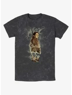 Coupon ✨ Stranger Things Max Badge Mineral Wash T-Shirt 🥰
