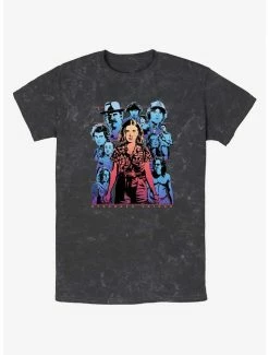 Coupon 🔔 Stranger Things Populous Gaze Mineral Wash T-Shirt 😀