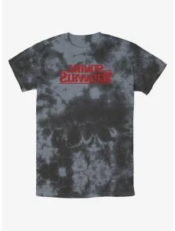 Best Pirce 😍 Stranger Things Upside Down Logo Mineral Wash T-Shirt 💯