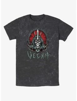 Buy 🧨 Stranger Things Vecna Tombstone Badge Mineral Wash T-Shirt 🧨