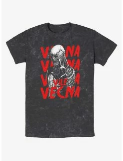 Buy 🎁 Stranger Things Vile Vecna Mineral Wash T-Shirt 🔔