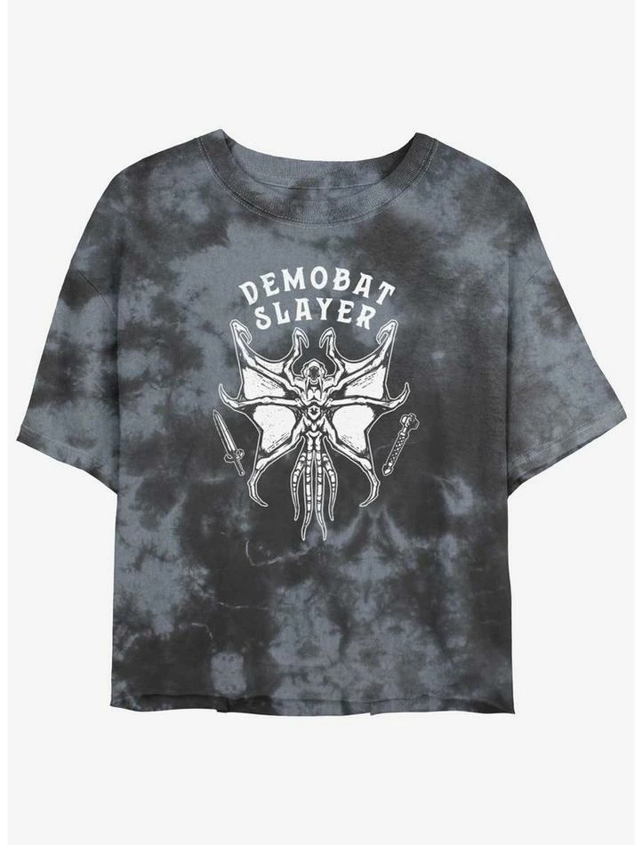 Buy ๐ Stranger Things Demobat Slayer Mineral Wash Crop ๐ง Girls T-Shirt ๐ฅ 1 Buy ๐ Stranger Things Demobat Slayer Mineral Wash Crop ๐ง Girls T-Shirt ๐ฅ