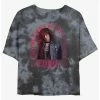 Buy 🎁 Stranger Things Dungeon Master Eddie Munson Mineral Wash Crop 👧 Girls T-Shirt 🧨