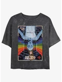 Best reviews of 👏 Stranger Things x Butcher Billy The Nina Project Mineral Wash Crop 👧 Girls T-Shirt 😀