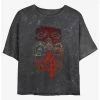 Deals 🔔 Stranger Things Vecna House Mineral Wash Crop 👧 Girls T-Shirt 🛒