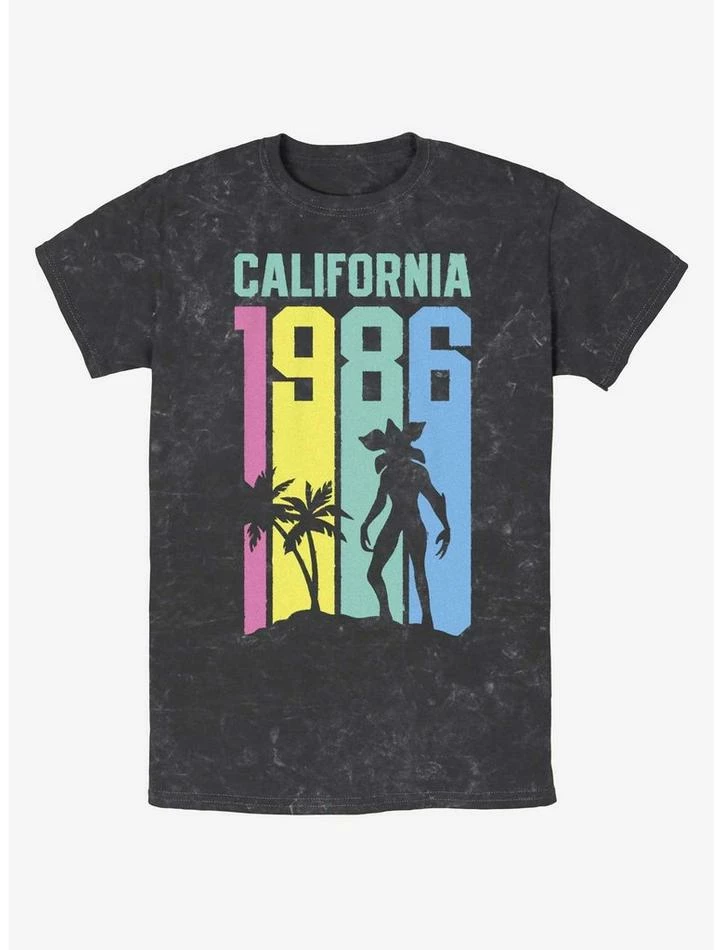Wholesale π Stranger Things California Demogorgon Mineral Wash T-Shirt π 1 Wholesale π Stranger Things California Demogorgon Mineral Wash T-Shirt π