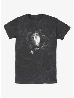Outlet 🛒 Stranger Things Eddie Munson Portrait Mineral Wash T-Shirt 😍