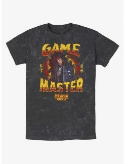 Flash Sale ⌛ Stranger Things Game Master Eddie Munson Mineral Wash T-Shirt 👏