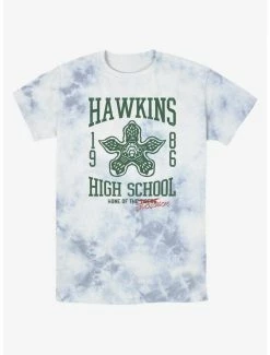 Budget 🥰 Stranger Things Hawkins High Demogorgons Mineral Wash T-Shirt 😉