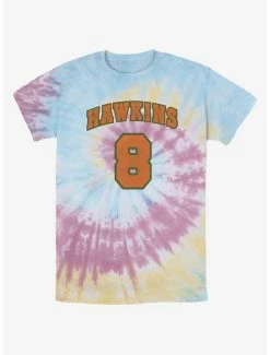Wholesale 💯 Stranger Things Hawkins Eight Tie-Dye T-Shirt 👍