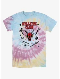 Buy 🌟 Stranger Things Hellfire Club Tie-Dye T-Shirt 😍
