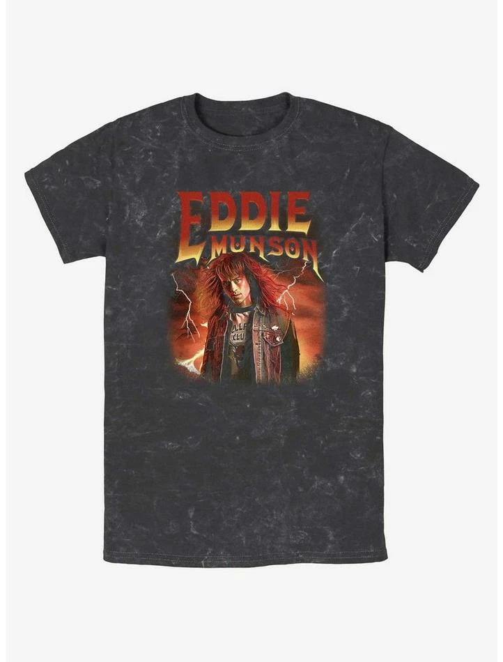Promo β Stranger Things Metal Eddie Munson Mineral Wash T-Shirt π 1 Promo β Stranger Things Metal Eddie Munson Mineral Wash T-Shirt π
