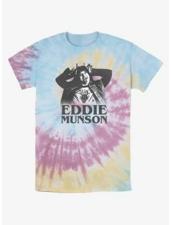 Wholesale 🌟 Stranger Things Eddie Munson Horns Tie-Dye T-Shirt ✨