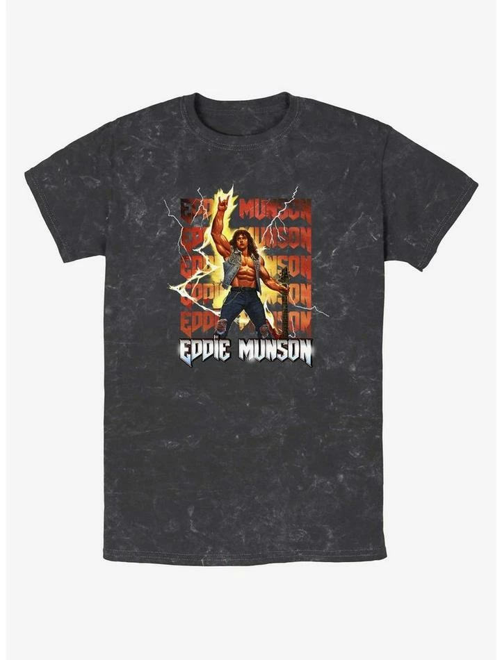 Cheap โจ Stranger Things Eddie Munson Rock God Mineral Wash T-Shirt ๐ 1 Cheap โจ Stranger Things Eddie Munson Rock God Mineral Wash T-Shirt ๐