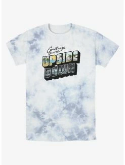 Deals 🌟 Stranger Things Upside Down Postcard Mineral Wash T-Shirt 🥰