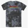 Discount 💯 Stranger Things Rainbow Logo Mineral Wash T-Shirt 🎉