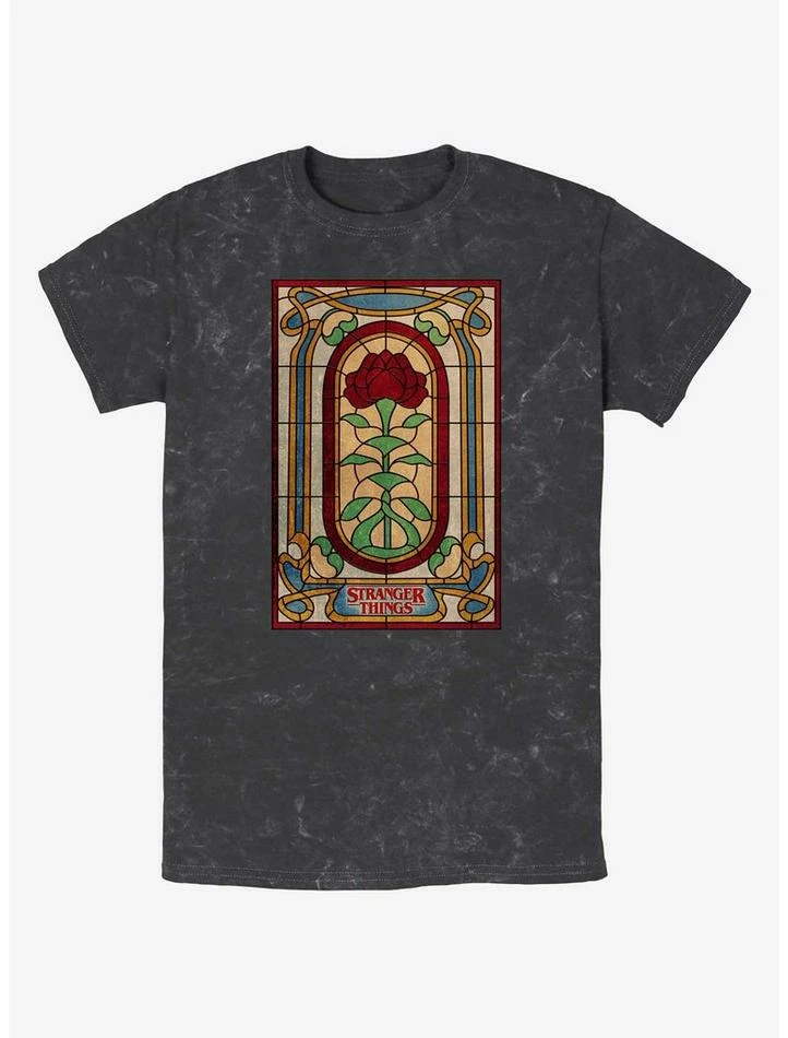 Top 10 ๐ Stranger Things Stained Glass Mineral Wash T-Shirt โญ 1 Top 10 ๐ Stranger Things Stained Glass Mineral Wash T-Shirt โญ