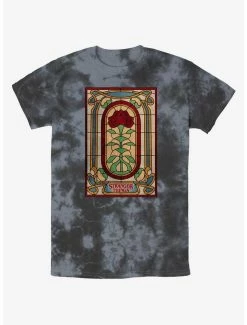 Wholesale 🔥 Stranger Things Stained Glass Mineral Wash T-Shirt 👏
