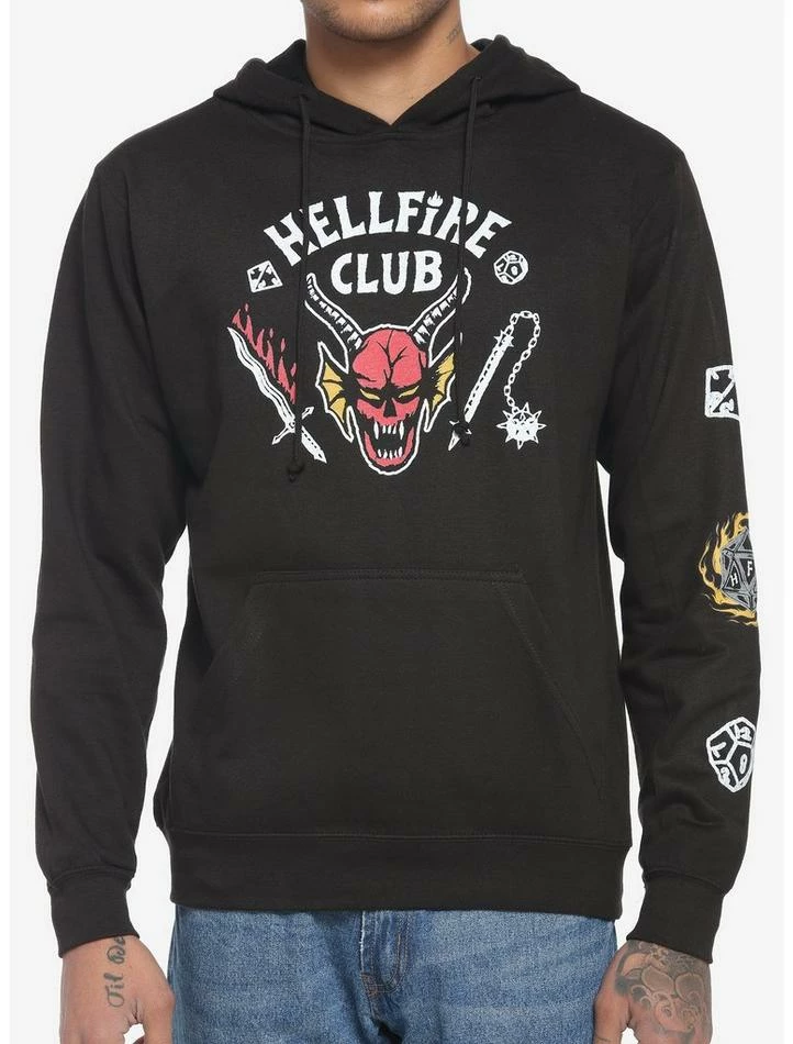 Flash Sale ๐ Stranger Things Hellfire Club Logo Hoodie ๐คฉ 1 Flash Sale ๐ Stranger Things Hellfire Club Logo Hoodie ๐คฉ
