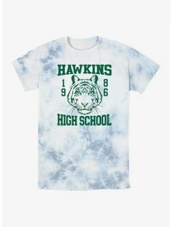 Hot Sale 👍 Stranger Things Hawkins High School 1986 Tie-Dye T-Shirt 🎉