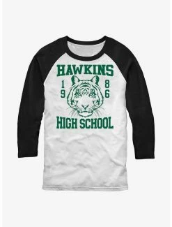 Top 10 👏 Stranger Things Hawkins High School 1986 Raglan T-Shirt 😉