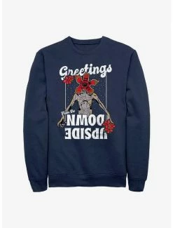 Buy 🧨 Stranger Things Demogorgon Season's Greetings Sweatshirt 😀