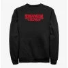 Best Sale 🛒 Stranger Things 🎄 Christmas Lights Logo Sweatshirt 🔥