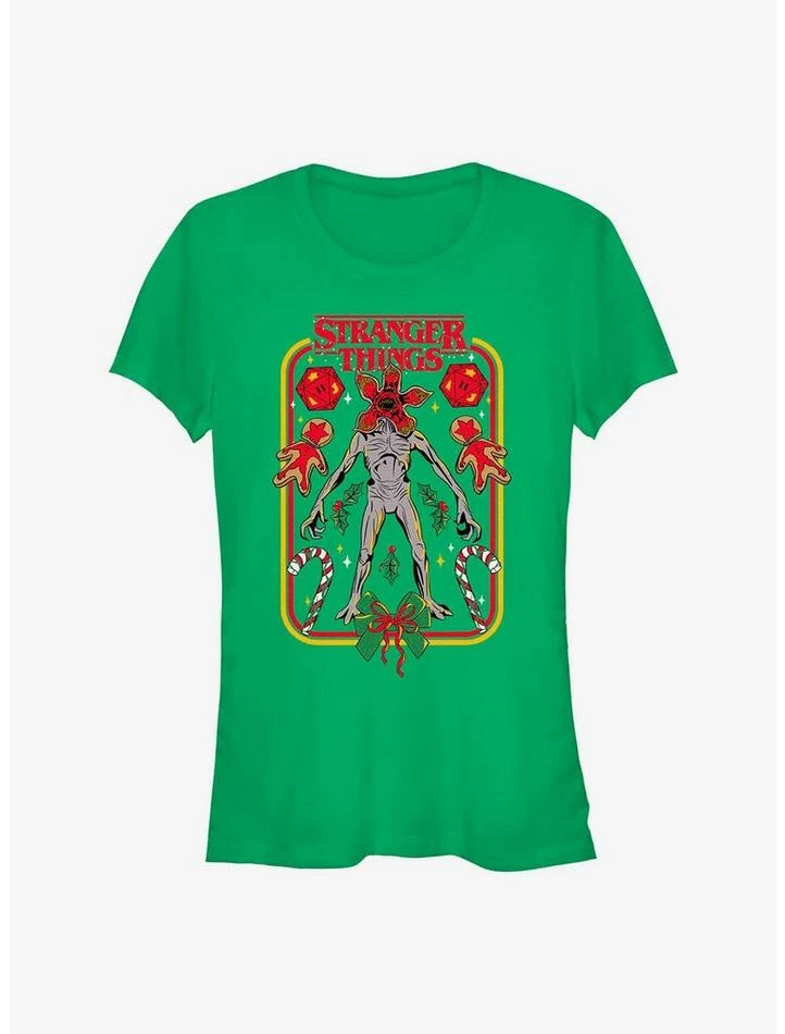 Flash Sale π― Stranger Things Demogorgon Holiday π§ Girls T-Shirt π 1 Flash Sale π― Stranger Things Demogorgon Holiday π§ Girls T-Shirt π