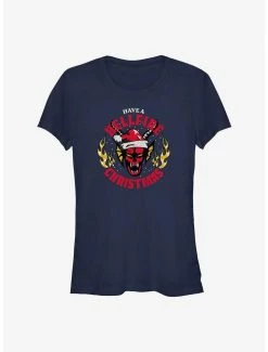 Cheapest 😀 Stranger Things Have A Hellfire 🎄 Christmas 👧 Girls T-Shirt 🌟