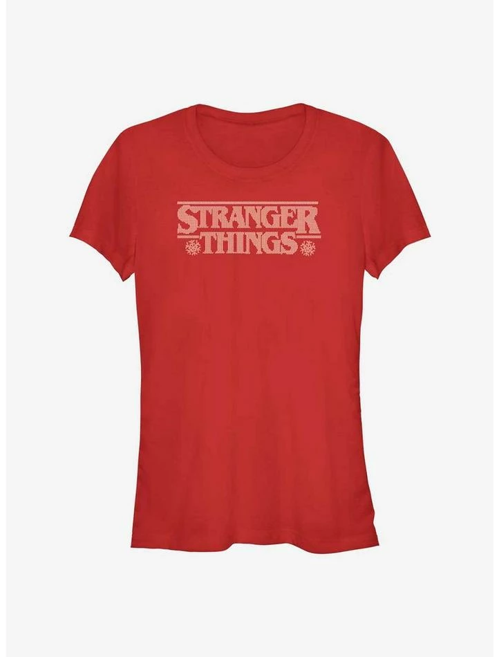 Best deal ๐ฏ Stranger Things Knitted Logo ๐ง Girls T-Shirt ๐ 1 Best deal ๐ฏ Stranger Things Knitted Logo ๐ง Girls T-Shirt ๐