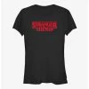 Coupon ✔️ Stranger Things 🎅 Christmas Lights Logo 👧 Girls T-Shirt 👏