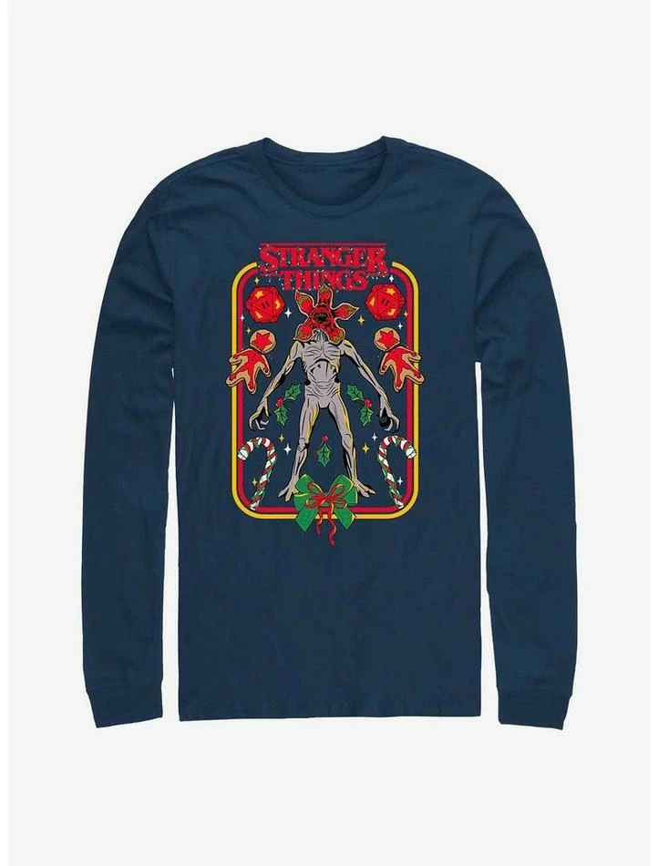 Flash Sale ✔️ Stranger Things Demogorgon Holiday Long-Sleeve T-Shirt ✔️ 1 Flash Sale ✔️ Stranger Things Demogorgon Holiday Long-Sleeve T-Shirt ✔️