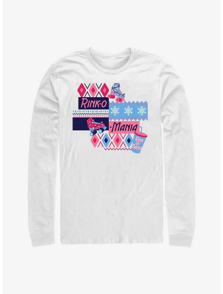 Cheap 👍 Stranger Things Rink-O-Mania Logo Long-Sleeve T-Shirt ⭐ 1 Cheap 👍 Stranger Things Rink-O-Mania Logo Long-Sleeve T-Shirt ⭐