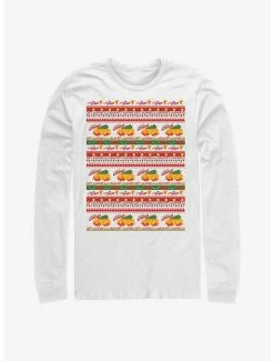 Cheapest 🎁 Stranger Things Surfer Boy Pizza Pattern Long-Sleeve T-Shirt 💯
