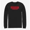 Cheapest ⭐ Stranger Things 🔔 Christmas Lights Logo Long-Sleeve T-Shirt 🔔