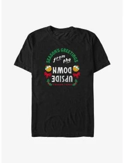 Buy 🥰 Stranger Things Season's Greetings From The Upside Down T-Shirt 💯