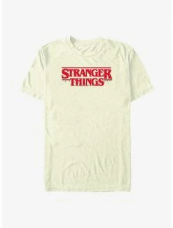 Budget 🎉 Stranger Things 🎄 Christmas Lights Logo T-Shirt 🛒