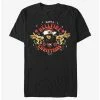 New 👍 Stranger Things Hellfire 🎅 Christmas Santa Eddie T-Shirt 👍