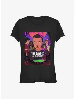 Hot Sale 🥰 Stranger Things The Weirdo On Maple Street 👧 Girls T-Shirt 👍
