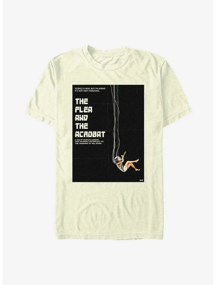 Outlet ✔️ Stranger Things The Flea and the Acrobat Poster T-Shirt 🎉 1 Outlet ✔️ Stranger Things The Flea and the Acrobat Poster T-Shirt 🎉