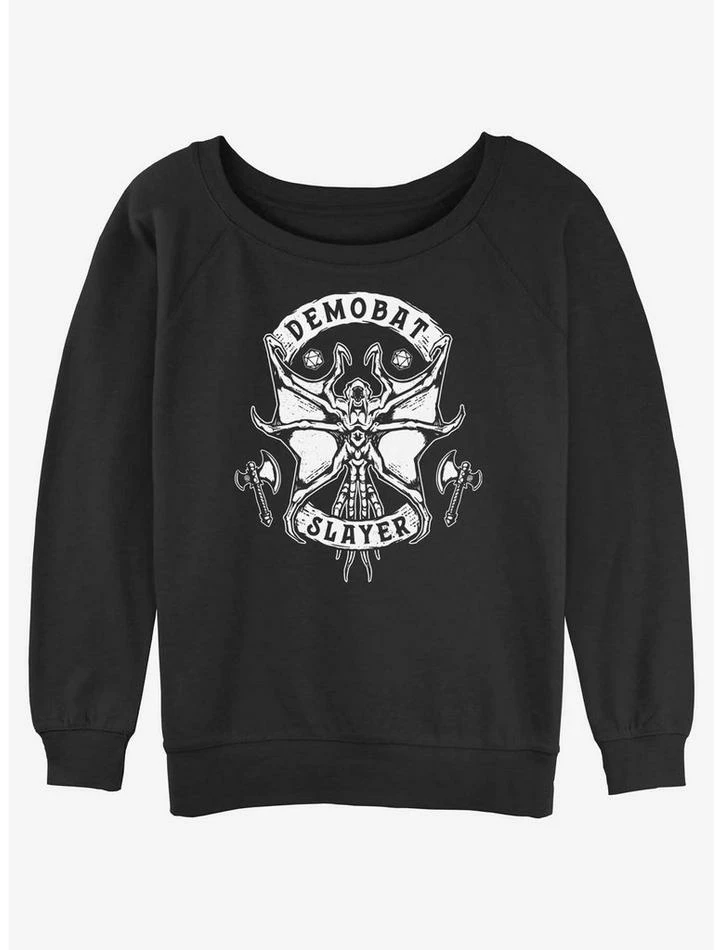 Brand new π Stranger Things Demobat Slayer π§ Girls Slouchy Sweatshirt π― 1 Brand new π Stranger Things Demobat Slayer π§ Girls Slouchy Sweatshirt π―