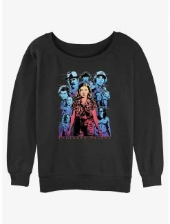 Outlet ❤️ Stranger Things Populous Gaze 👧 Girls Slouchy Sweatshirt 💯