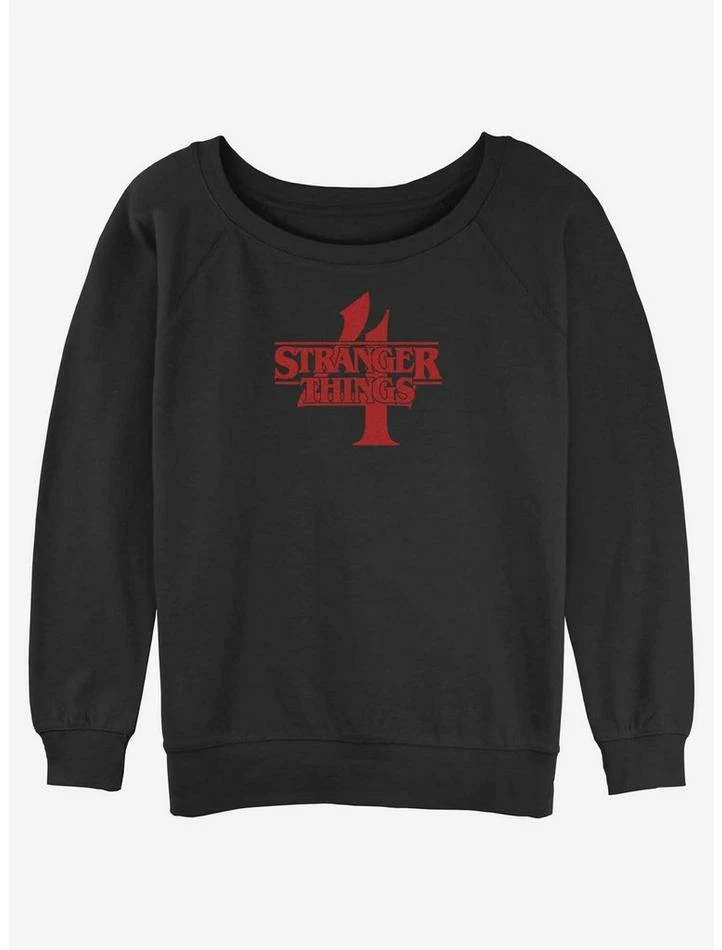 Promo π Stranger Things Season 4 Logo π§ Girls Slouchy Sweatshirt β¨ 1 Promo π Stranger Things Season 4 Logo π§ Girls Slouchy Sweatshirt β¨