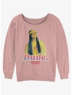Top 10 🤩 Stranger Things Argyle Surfer Dude 👧 Girls Slouchy Sweatshirt ⌛