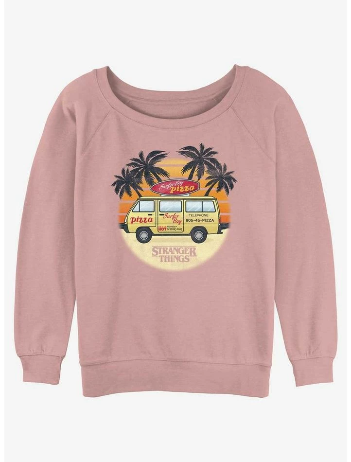Flash Sale βοΈ Stranger Things Surfer Boy Sunset π§ Girls Slouchy Sweatshirt π 1 Flash Sale βοΈ Stranger Things Surfer Boy Sunset π§ Girls Slouchy Sweatshirt π