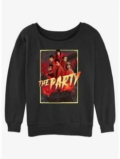 Wholesale 🌟 Stranger Things The Party 👧 Girls Slouchy Sweatshirt 🎉
