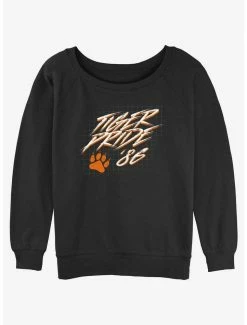 Discount 🎉 Stranger Things Tiger Pride 👧 Girls Slouchy Sweatshirt 🔔